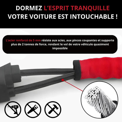 Antivol Volant Universel Haute Sécurité