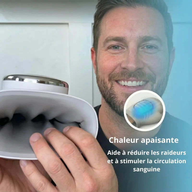 Masseur de mains chauffant à compression