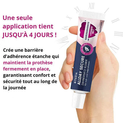 Adhésif pour prothèses dentaires longue tenue