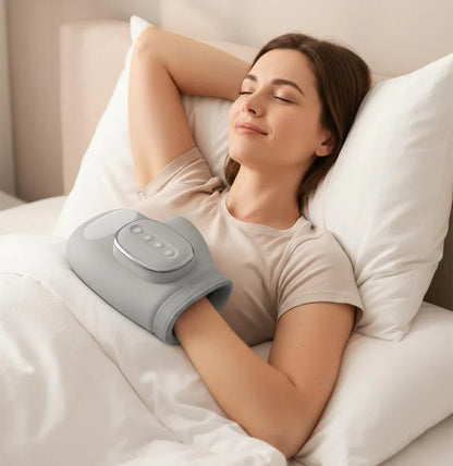 Masseur de mains chauffant à compression